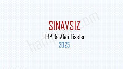 Erzurum Sınavsız OBP ile Alan Liseler 2025 (Güncel)